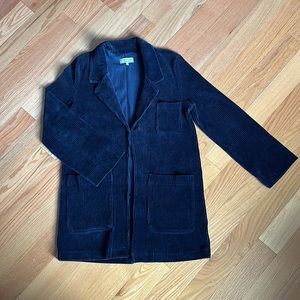 Madewell Texture & Thread Velour Corduroy Blazer